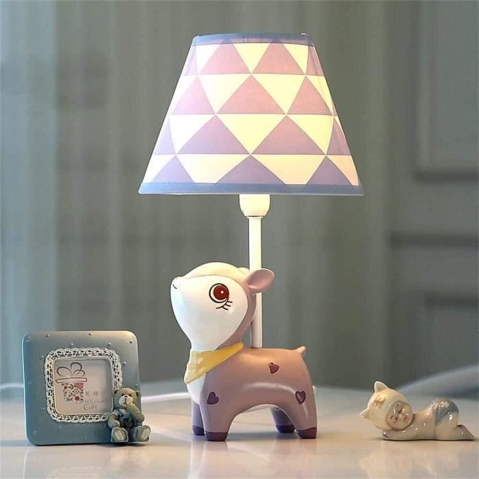 Girafe lampadaire créatif DIY dessin animé forme animale minimaliste salon Bureau chambre à coucher combiné lustre en bois [Classe énergétique a ] … (03