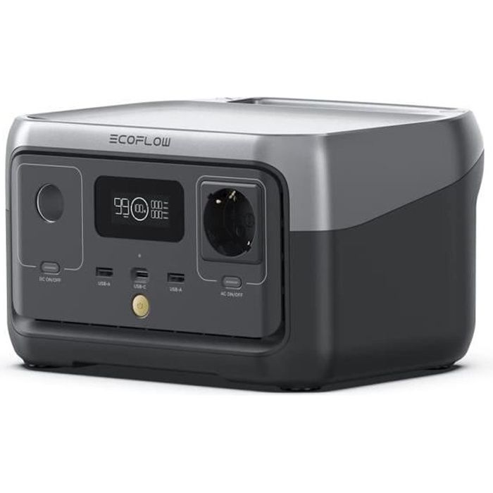 Station Electrique Portable EF ECOFLOW RIVER 2 Pro | 768Wh Batterie LiFeP04, Charge 70min | 800W Sortie CA Pour Camping