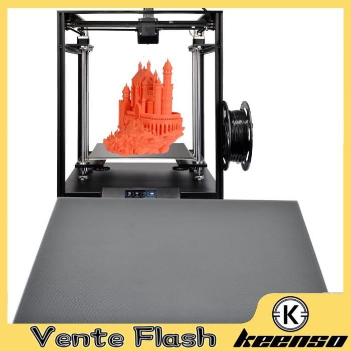 Plateau D'imprimante 3D En Verre Trempé - 320x310x4 Mm - Revêtement Microporeux - Forte Adhérence - Compatible CR10 V2, Ender 3 Max