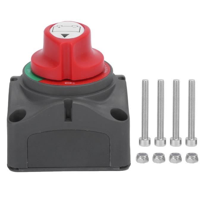 Interrupteur Déconnexion Batterie 100A - 12V-32V - Étanche Pour Bateau, Voiture, Camping-car