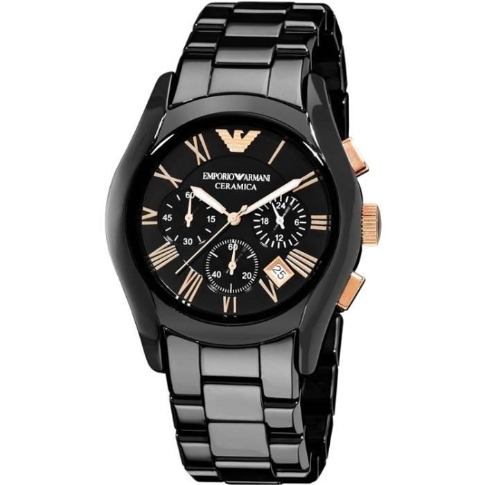 Montre Emporio Armani Céramique AR1410 - Homme - Cdiscount Bijouterie