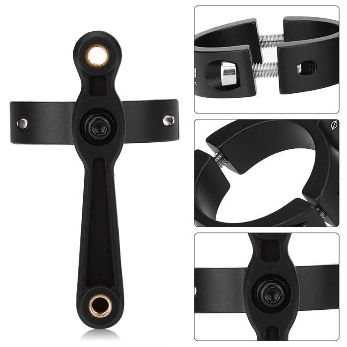 ROCKBROS Adaptateur Porte-bidon Vélo – Alu, Sous Selle, Pour 2 Bidons, Pompe Ou Sacoche