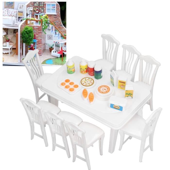 Ustensiles De Cuisine Miniatures 1:12 Pour Maison De Poupée | Scène Pain Au Lait, Fouet, Couteaux, Fourchettes | En Résine, Décoration Miniature DIY