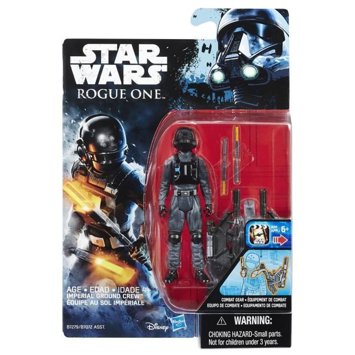 Action Figure STAR WARS Rogue One 9,5 Cm | Lieutenant Sefla | Figura Da Collezione Con Accessori