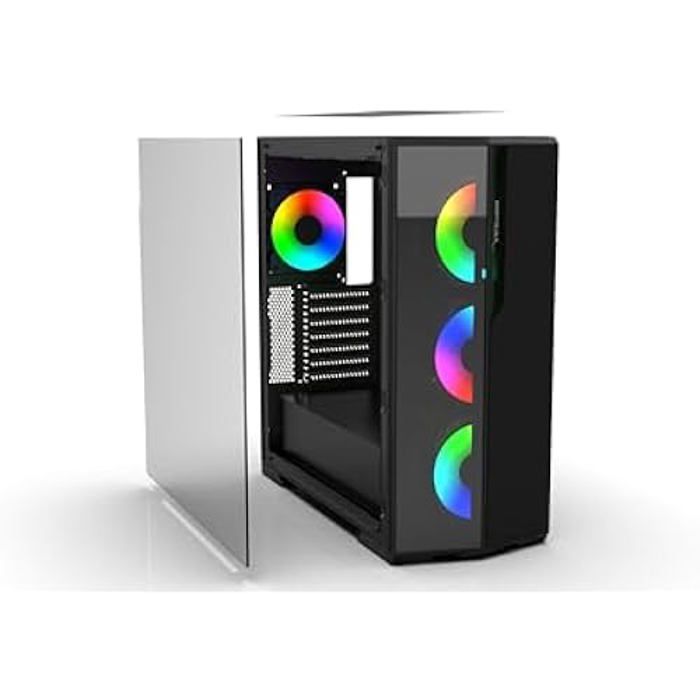 Boîtier Inca EMG 17XN RGB Fenêtre latérale ATX verre trempé gaming - vue 2