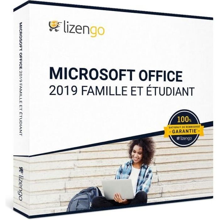 Microsoft Office 2019 Famille Et Etudiant - Logiciel Bureautique A Telecharger A Telecharger - Cdiscount