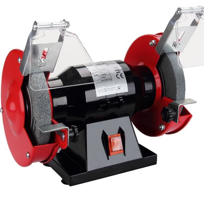 Livr/é avec Meule de D/égrossissage et Meule de Pon/çage Fin Touret /à Meuler Double Meule dEtabli pour Maison DIY 250W