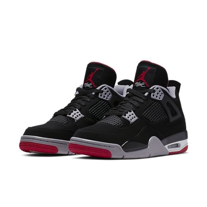 Nike Air Jordan 4 Low Run Retro High Running Femme Homme aj 021 noir Size 36 Noir Cdiscount Chaussures