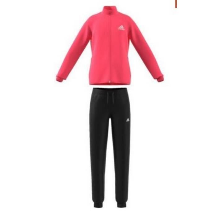 survetement adidas fille noir et rose