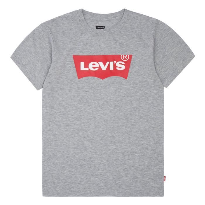 T shirt Levi s Batwing Gris enfant Gris Cdiscount Pr t Porter