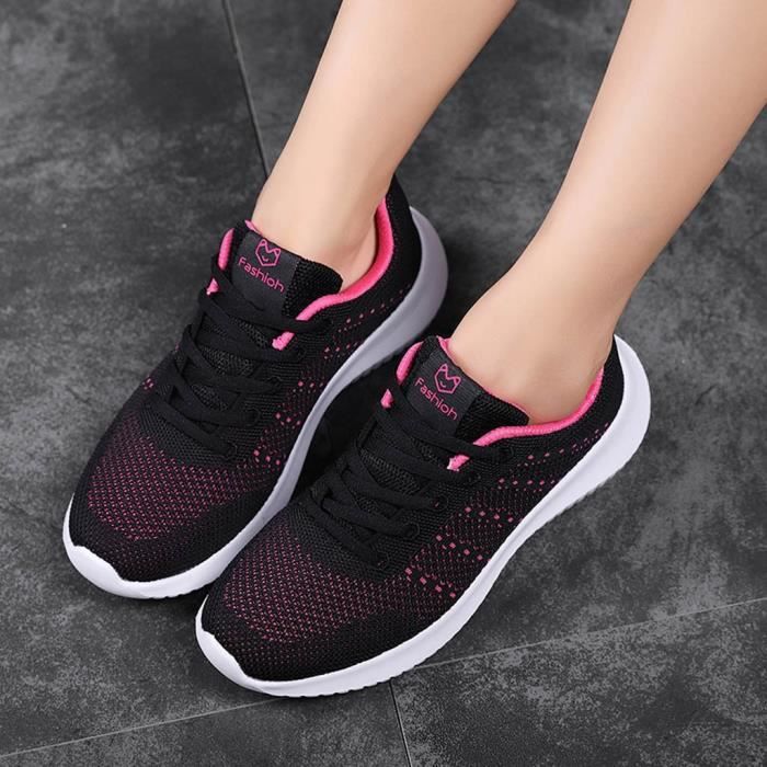 Baskets En Toile Légères Pour Femme - Confortables, Antidérapantes, Semelle Air - Mode Décontractée été/automne - Chaussures De Marche
