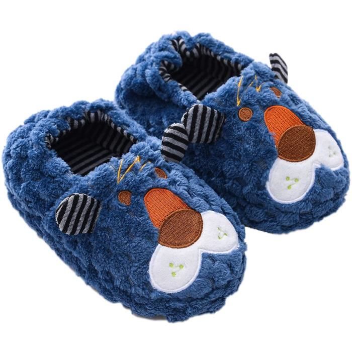 Chaussons Enfant Flamingueo - Pantoufles Antidérapantes - Taille Unique 29-34EU - Unisexe