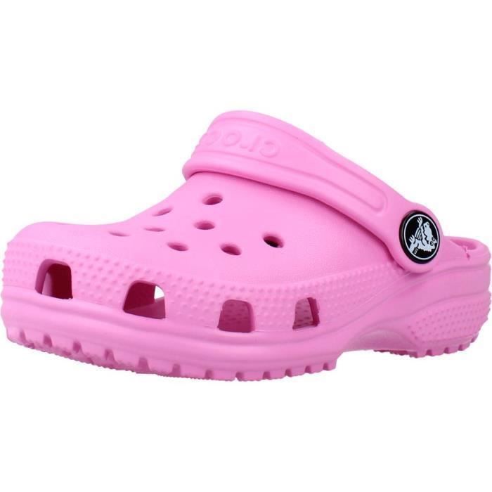 Tongs Crocs 123141 Fille Synthétique Rose Rose