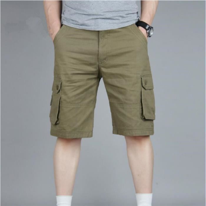Short,Été Cargo Shorts hommes décontracté entraînement militaire hommes