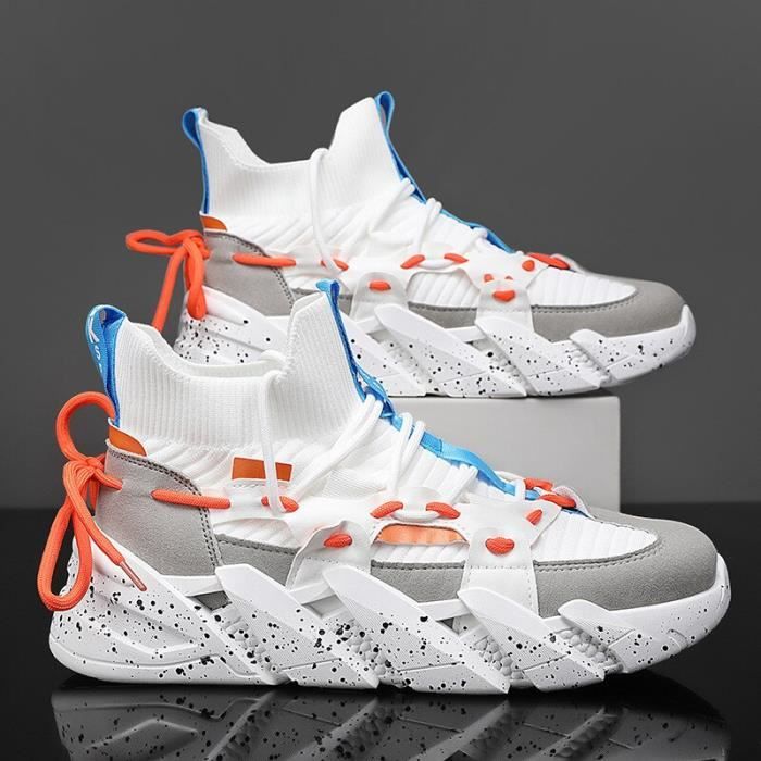 Amorti chaussures de course en plein air pour hommes chaussure de sport antidérapante baskets d