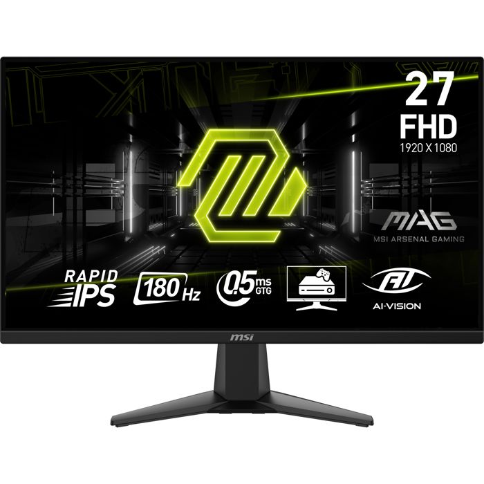 Écran Plat – MSI – MAG 275F – 27 pouces – Full HD 1920×1080 – Noir