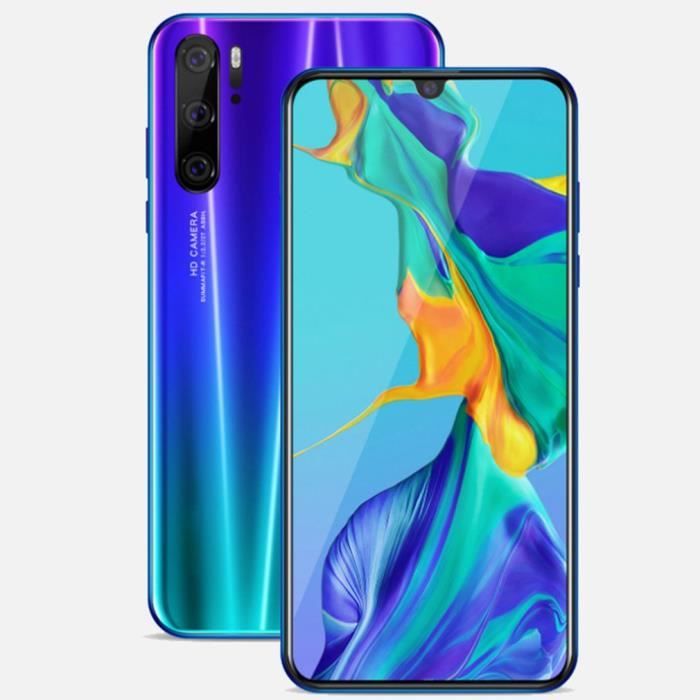 Vente Téléphone portable P35 Smartphone Quad Core 6.3" grand écran - 2+32G - téléphone portable avec empreinte digitale - HD écran de goutte d'eau - bleu pas cher Vente Téléphone portable P35 Smartphone Quad Core 6.3" grand écran - 2+32G - téléphone portable avec empreinte digitale - HD écran de goutte d'eau - bleu pas cher