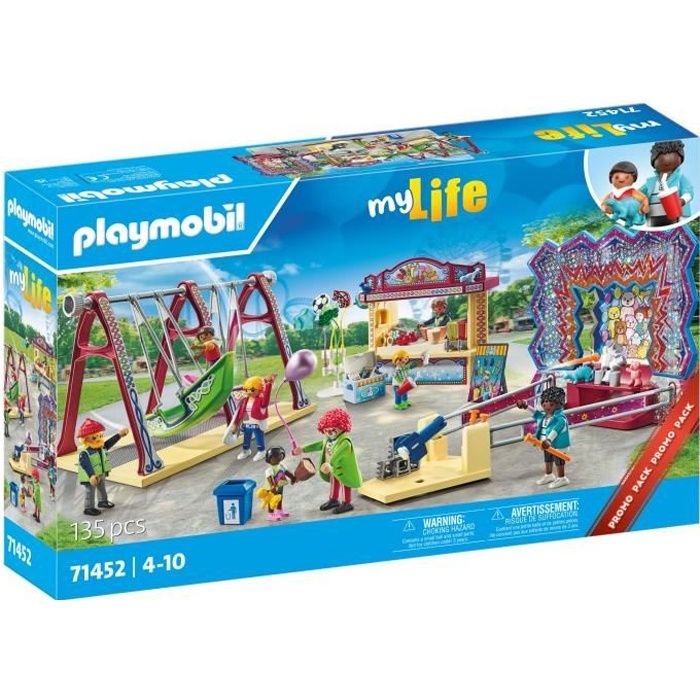 PLAYMOBIL 71452 Parc d'attraction - My Life - D&egrave;s 4 ans
