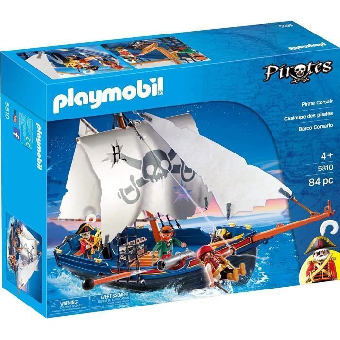 Playmobil - 5810 - Navire de Pirate - Cdiscount Jeux - Jouets