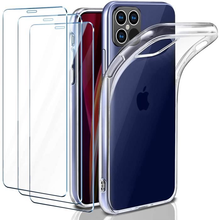 Coque En Silicone Transparente Pour IPhone 15 Pro Max - Little Boutik - Neuf