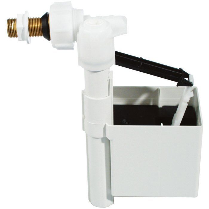 Vanne Sans électricité Robinet Flotteur Automatique Acier Inoxydable 304 - 1/2' 3/4', Régulation Niveau D'Eau, Avec Tuyau 30cm Chasse D'eau