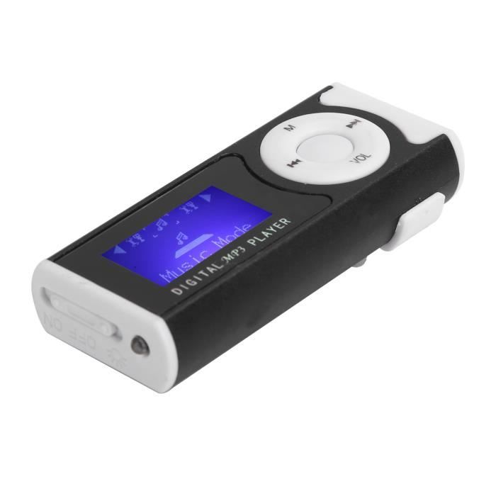 Lecteur MP3 Portable - SALUTUYA - Mini Écran LCD - Lampe de Poche - Écouteurs Inclus - Rechargeable USB