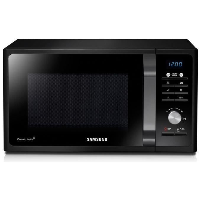 Samsung Four à micro-ondes Grill Healthy Cooking MG23F301TAK-ET, Fresh Menu, QuickDefrost, Micro-ondes + Grill 800W + 1100W 23L x 27