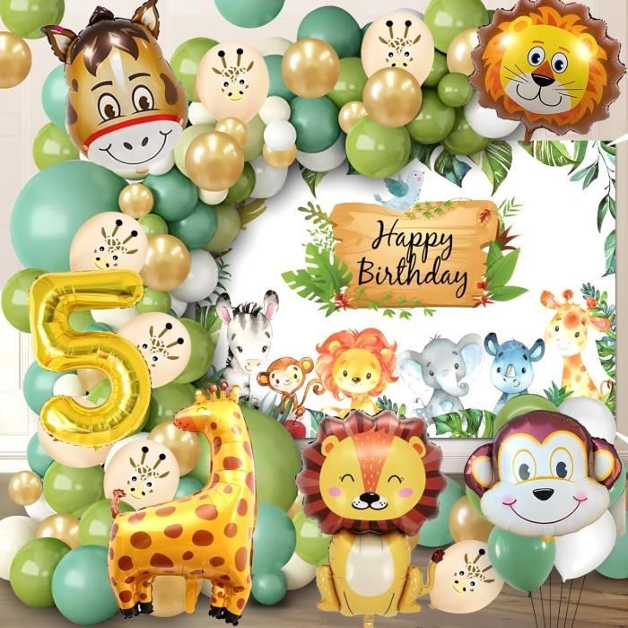 Jungle Decoration Anniversaire Garcon Safari Deco Anniversaire Bannière Jungle Decoration Anniversaire Garcon Safari Deco Anniversaire Bannière