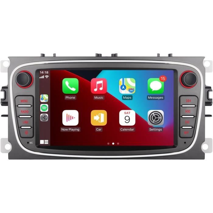 Autoradio Android 9" Pour Kia Rio 2012-2015 - CarPlay/Android Auto Sans Fil - 2Go/64Go - GPS, WiFi - 5