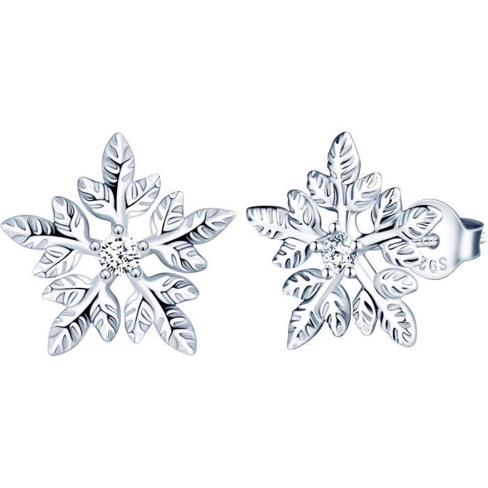 Boucles D'Oreilles Clous Flocon De Neige En Argent 9251000 Et — free download