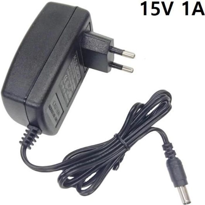 Adaptateur Secteur vanpower 15V 5 a AC to DC adaptateur secteur Dual Cable Converter Universal 5.5 x 2,1-2,5 mm 