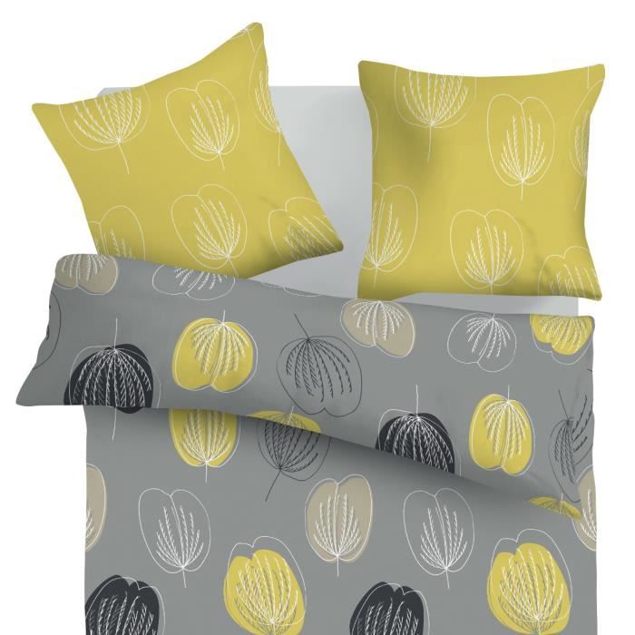 SoulBedroom Grace 100/% Coton Parure de lit Housse de Couette 140x200 cm /& 1 Taie doreiller 65x65 cm