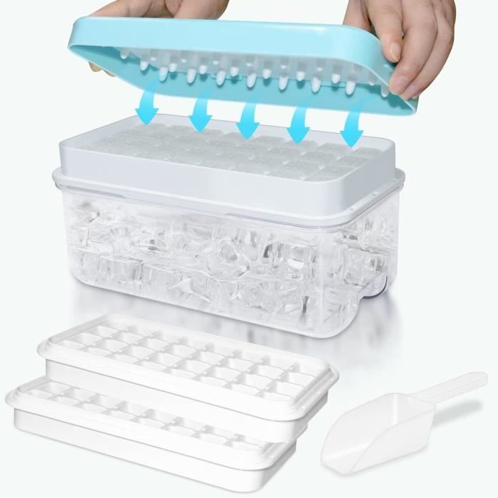 Plateau à glaçons en plastique durable de grande capacité de 35 cellules  pour les ménages Moule à glace avec couvercle - Chine Moule et bac à glaçons  prix