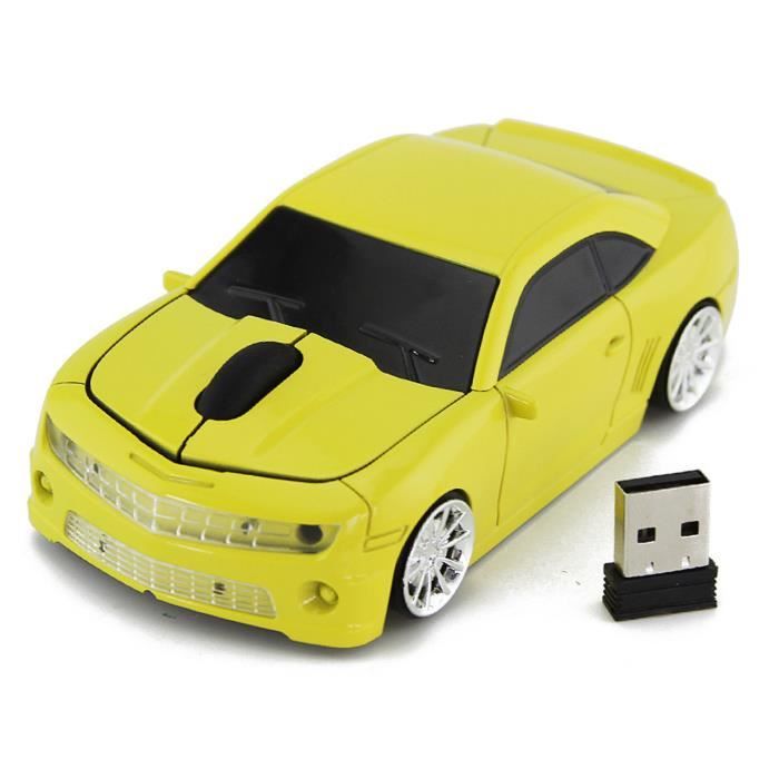 Souris Sans Fil Pour Voiture 2.4 GHz - Compatible PC Portable - Marque Générique - Neuf Avec Emballage