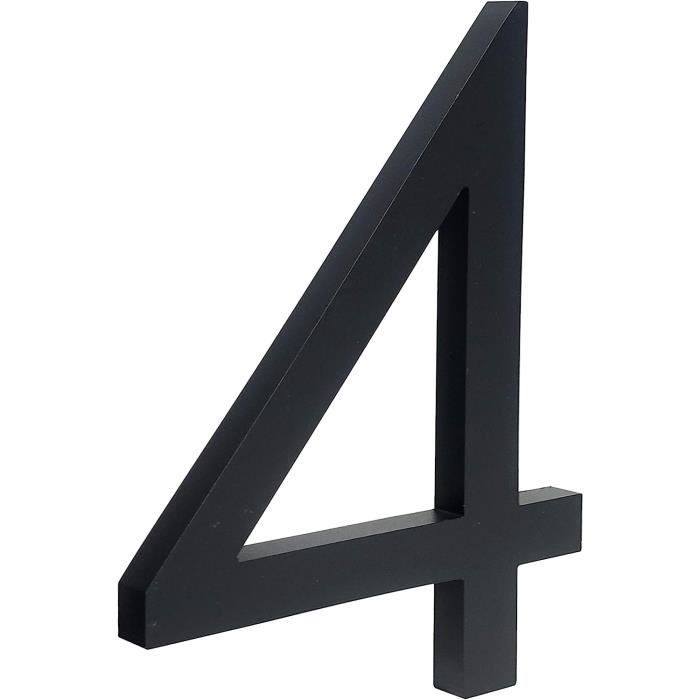 Numéro de maison Laiton massif 7,6 cm Maison Lettre L