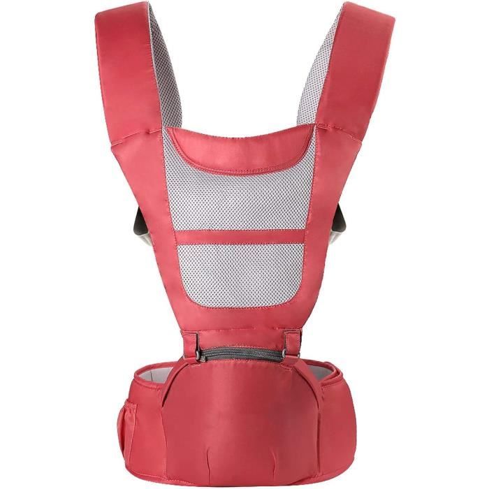 Porte-Bébé Ergonomique XLKJ - Porte Avant Ou Dos Pour Nouveaux-Nés Dès 3,6 Kg Jusqu'à 15 Kg, Confort Et Sécurité Optimal