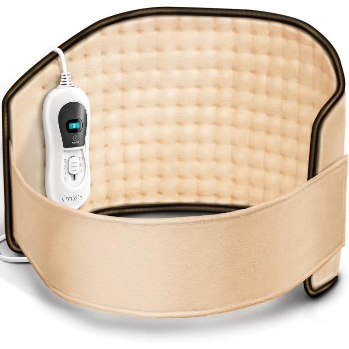 Ceinture Chauffante Et Massante Pour Le Dos - 3 Modes, Vibrations Et Chaleur Infrarouge | Soulagement Lombaires, Détente