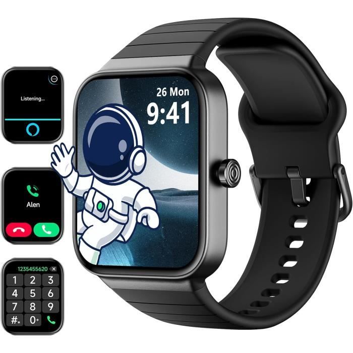 Montre Connectée Sport Homme Militaire - 5ATM Étanche HD Appel SMS
