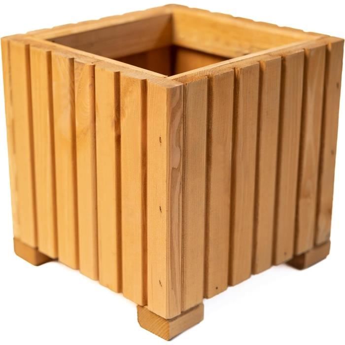 Pot De Fleurs En Bois Jardini re Pot De Fleurs 25 X 25 X 25 Cm Pot De Fleurs En Bois Jardini re Pot De Fleurs 25 X 25 X 25 Cm