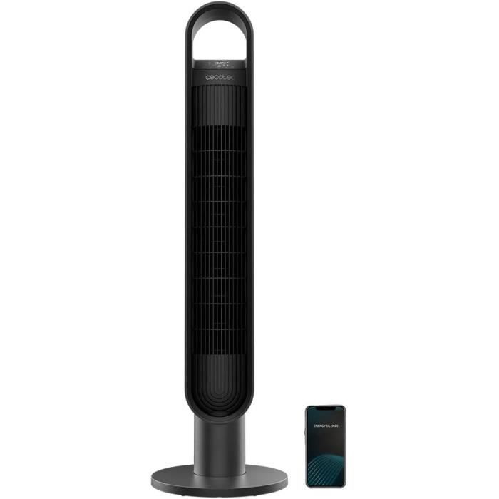 Ventilateur Colonne Silencieux Princess 80 Cm - Connecté, Oscillant, 3 Modes Et Vitesses