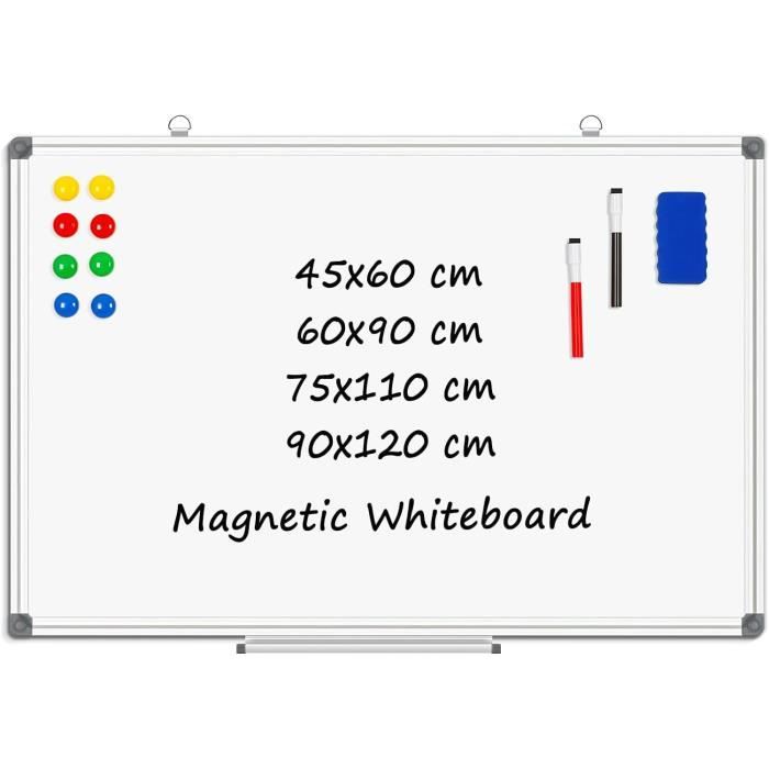 Tableau Blanc Tableau Magnétique Home Tableau Effaçable Aimanté Avec Un ...