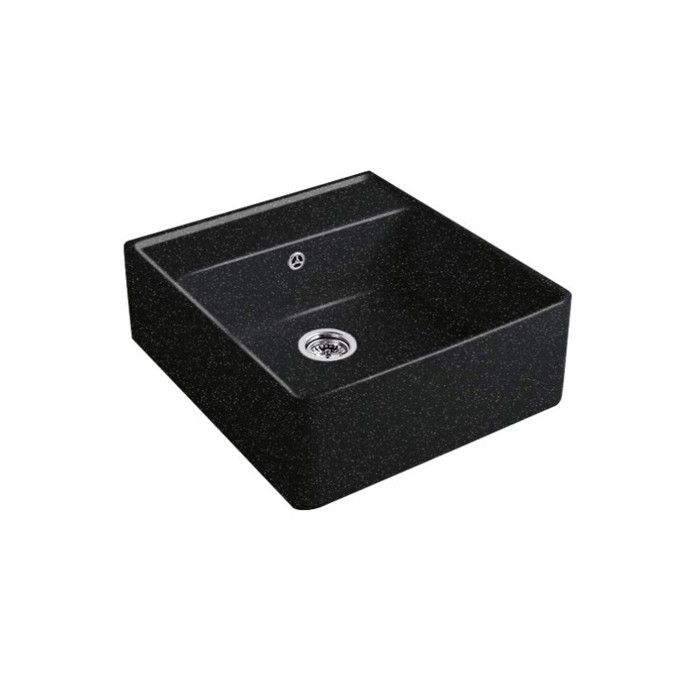 Villeroy & Boch Evier timbre office Tradition Chromite CeramicPlus avec vidage automatique - vue 1