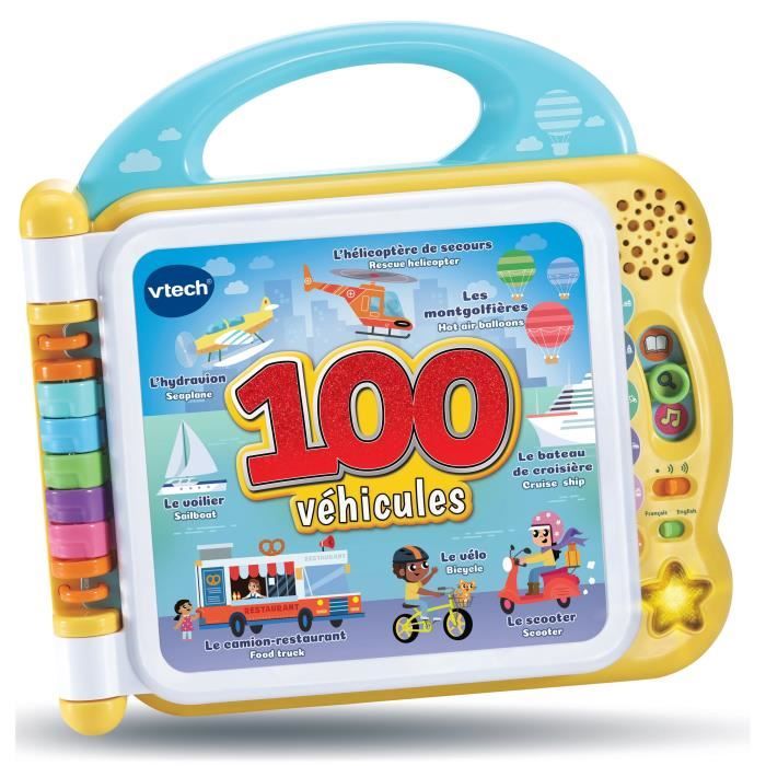 VTECH - Mon Imagier Bilingue - 100 Véhicules