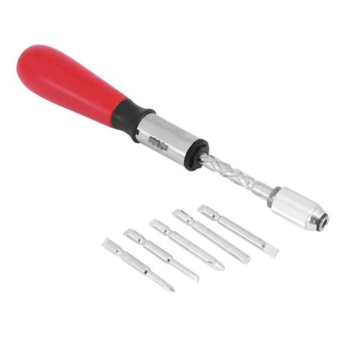 Bit de tournevis hexagonal antidérapant pour conducteur électrique PH2
