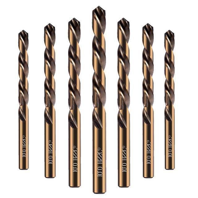 Lot 13 Forets Hélicoïdaux HSS – Queue Hexagonale 1/4 Pouce, 1.5mm à 6.5mm, Uxcell