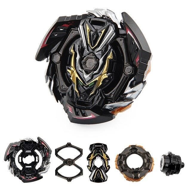 Set Toupie De Compétition – 1 Toupie Équilibrée + 1 Lanceur – Noir Élégant – Jeu De Stratégie Enfant