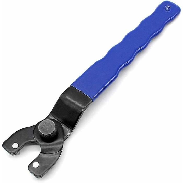 Clé à Broche Réglable 8-48 Mm Clé à Meuleuse Clé à Molette De Meuleuse D'angle Clé à Molette Réglable Avec Douille Hexagonale - Bricolage