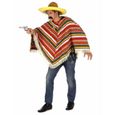 Poncho mexicain adulte-1
