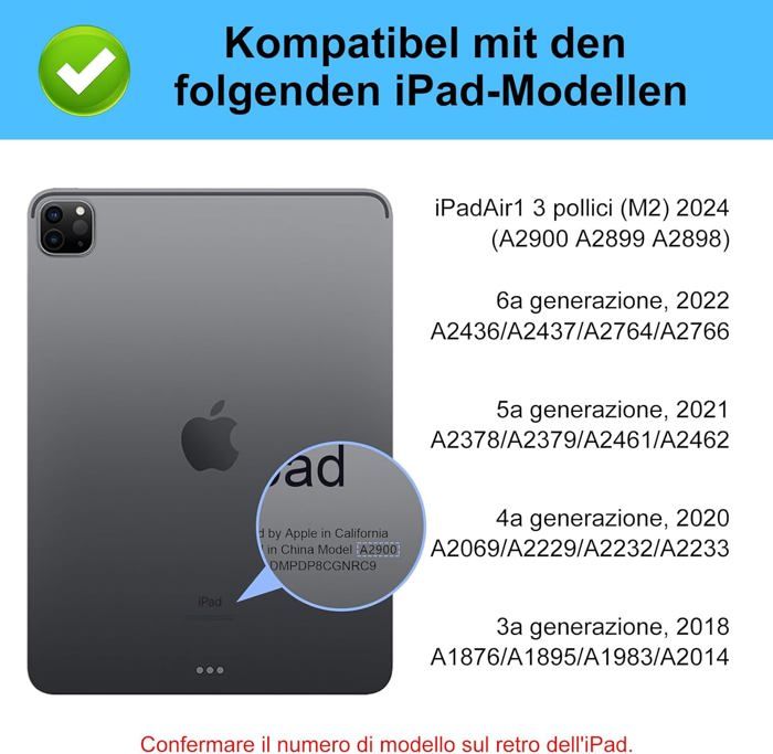 Coque Ipad 10eme Generation RKINC Verre Trempé [Lot De 2] Pour IPad Air 11 Pouces M2 (2024), Ipad Protecteur écran Verre Trempé IPad Air 11