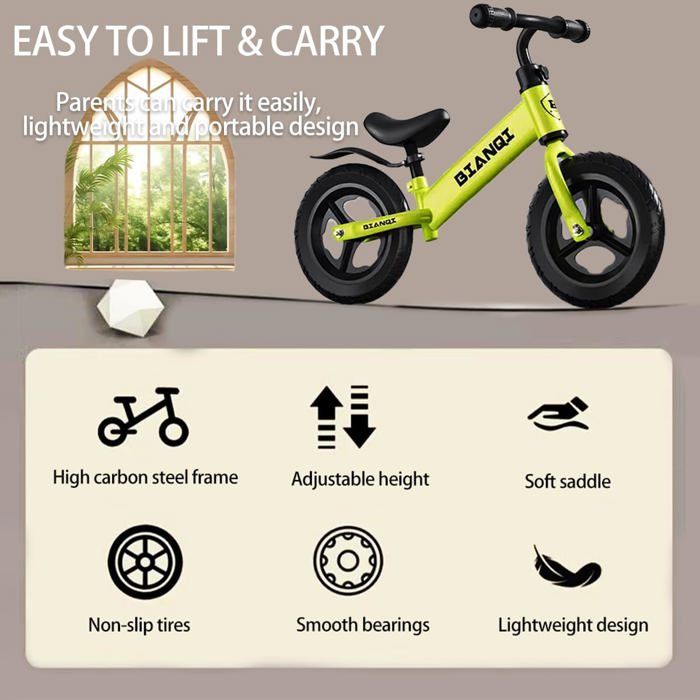 Lot De 2 Roues Vélo Équilibre 28cm Mousse Non Gonflable - Accessoires Enfants Garçons Filles